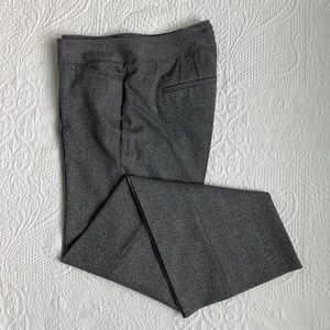 White House Black Market gray modern bootcut trousers 8R